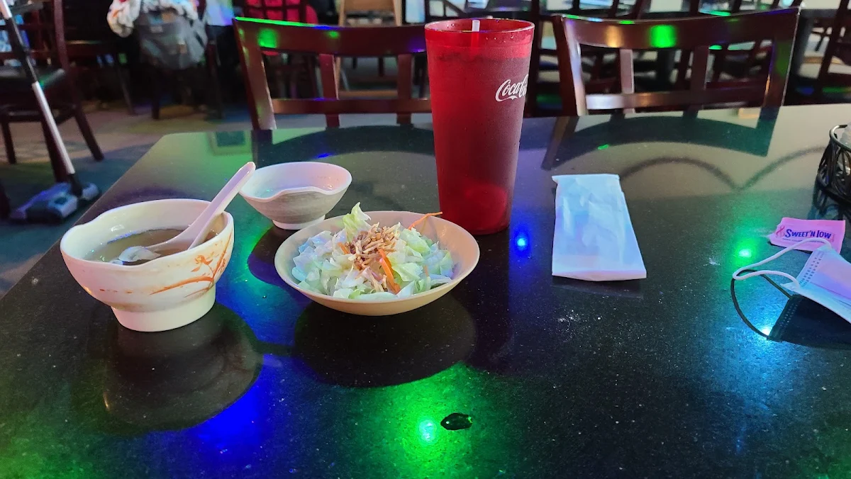 Asian Salad and Miso Soup