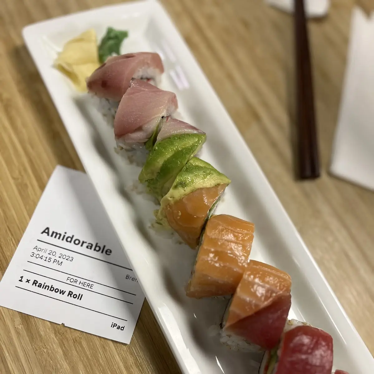 7 Spice Tuna Roll.