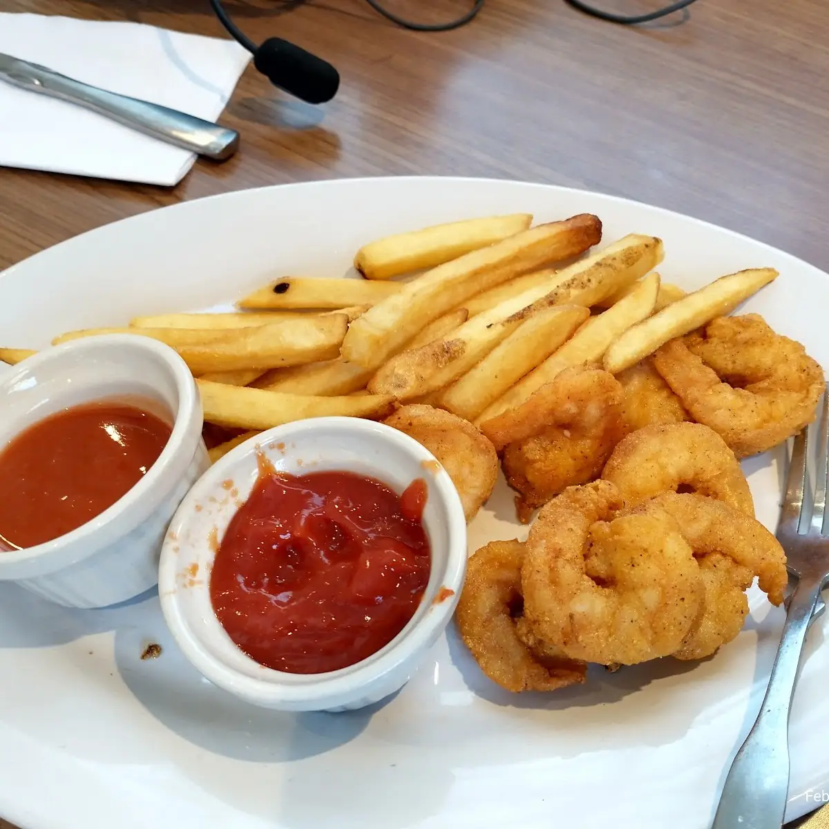 Fried Shrimp and Fries