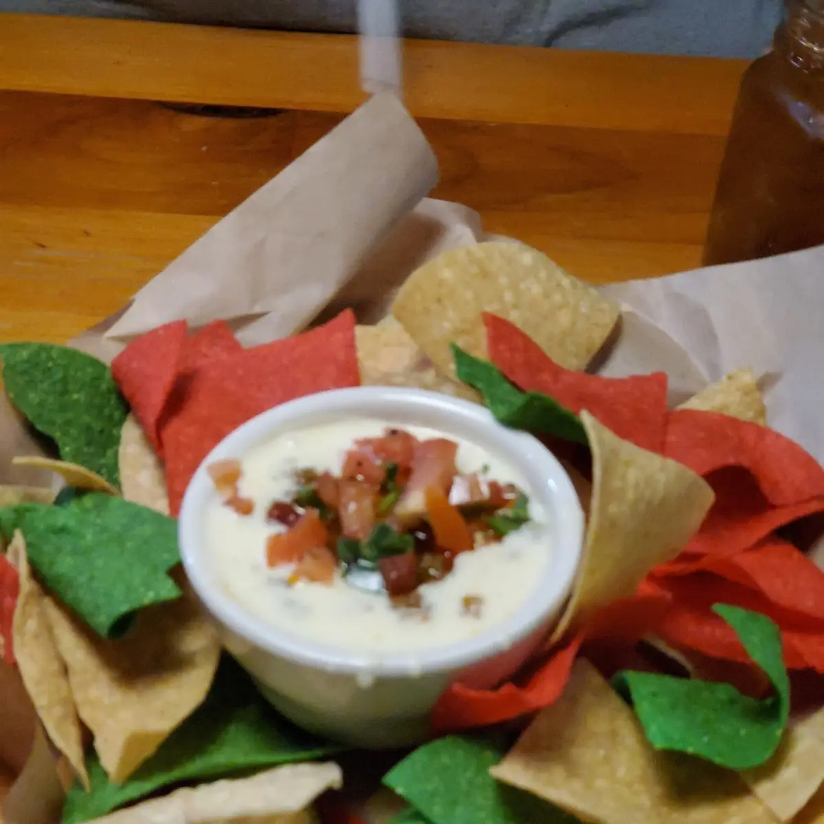 Loaded Queso Blanco Salsa & Chips