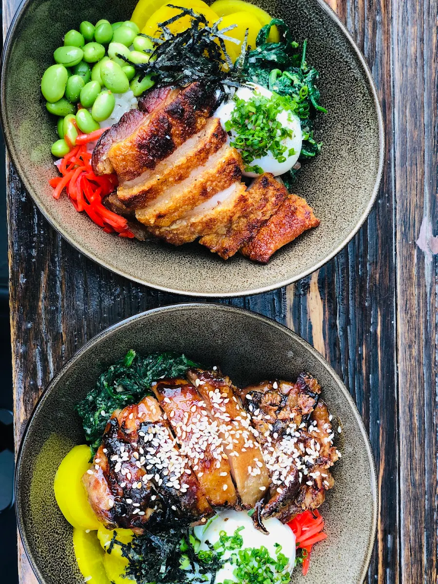 Roasted Pork Belly Donburi, Cat-themed Japanese cafe | neko Geelong