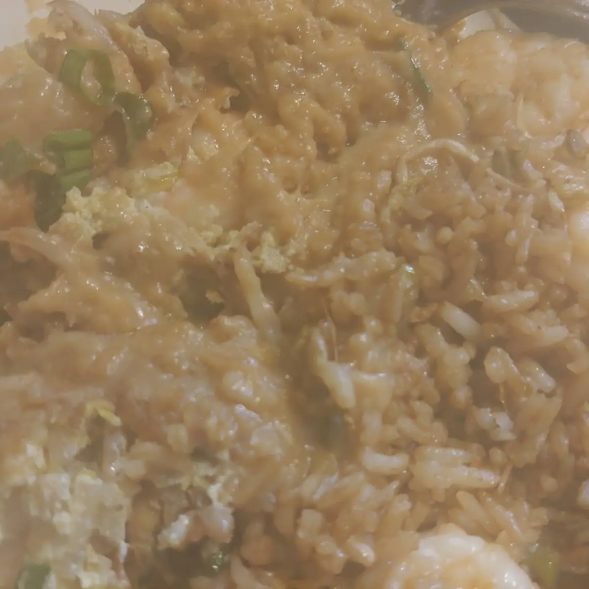 Shrimp Egg Foo Young with Shrimp Fried Rice