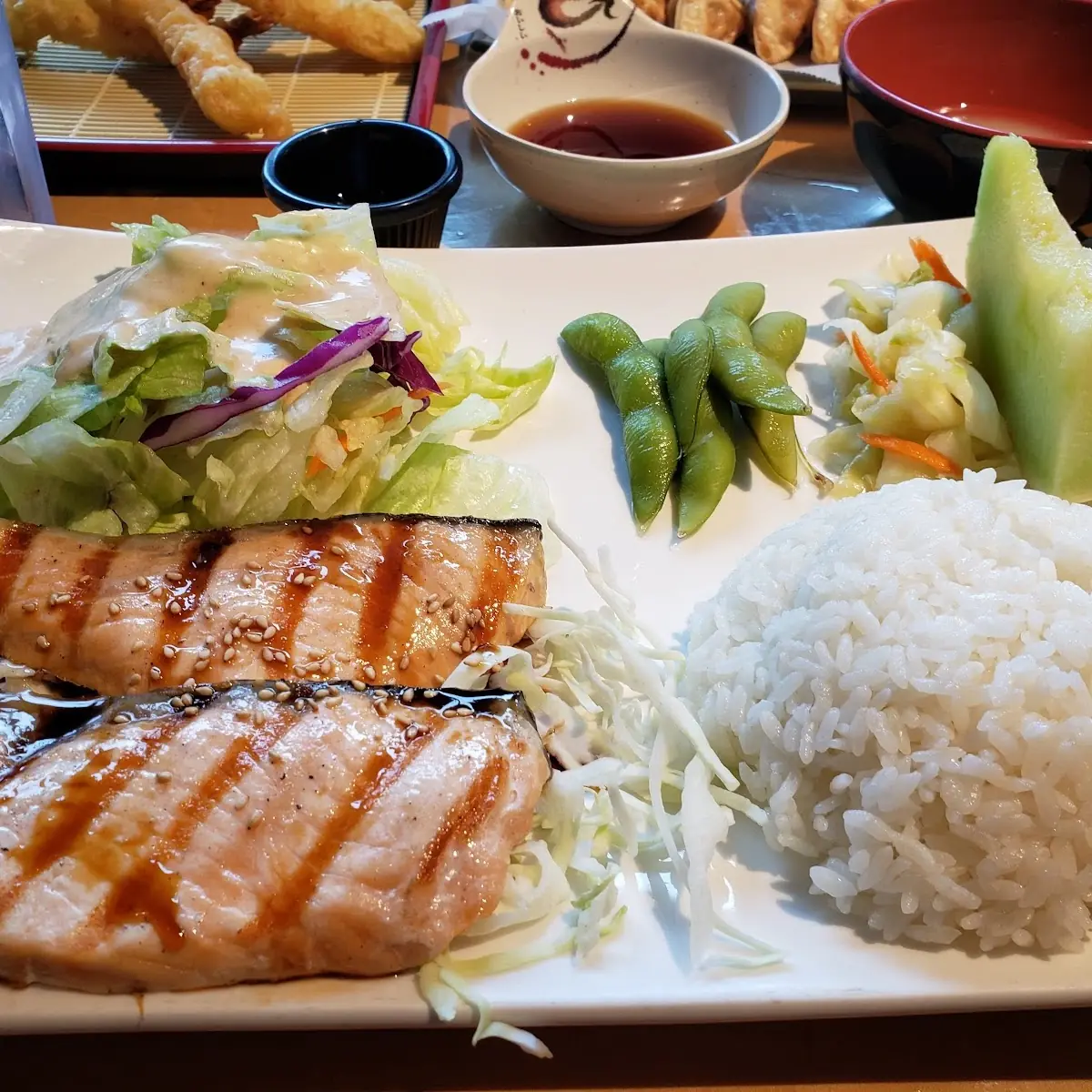 Salmon Teriyaki Bento