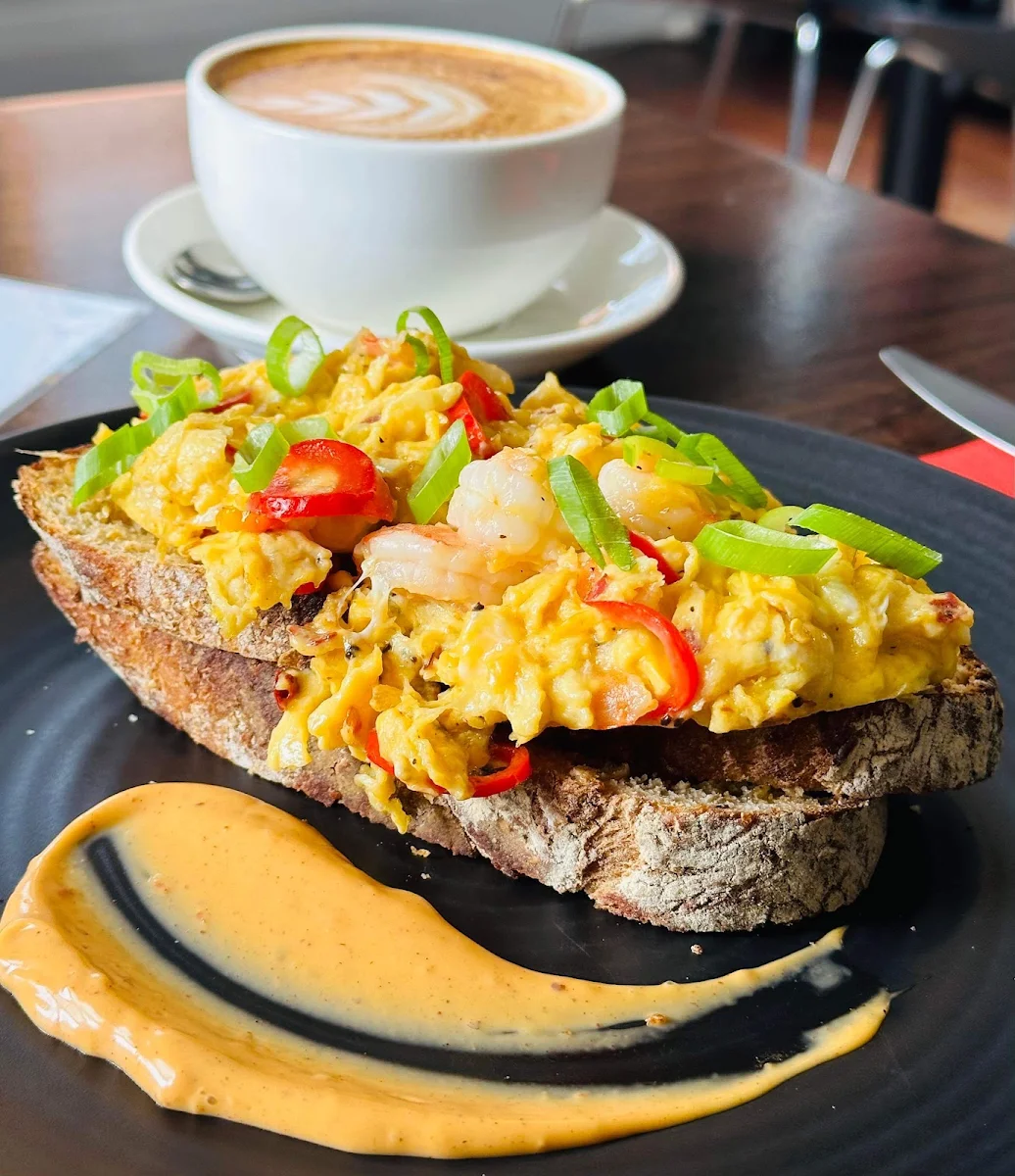 Chilli Prawn Scrambled Eggs