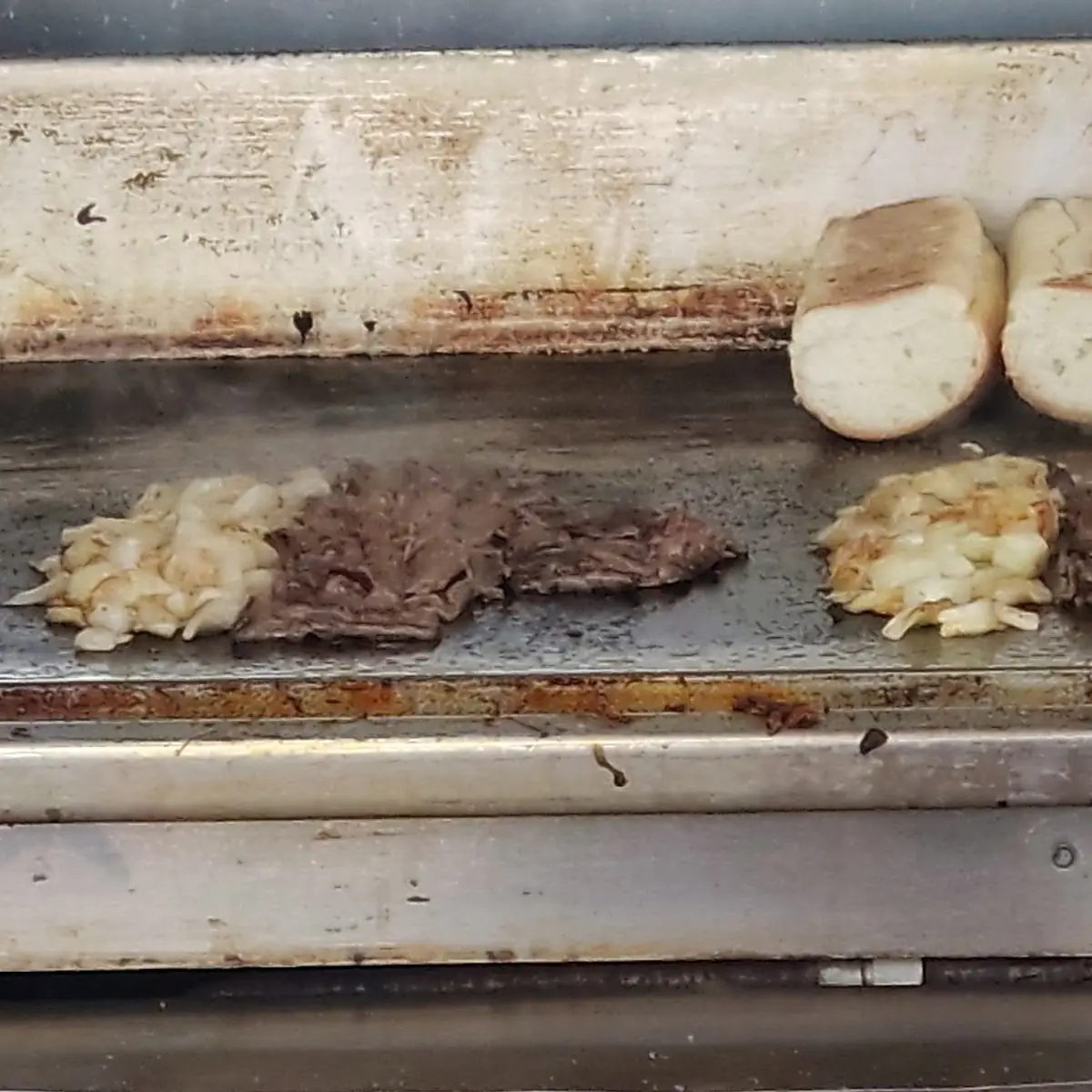 Cooking Our Cheesesteak Sandwich