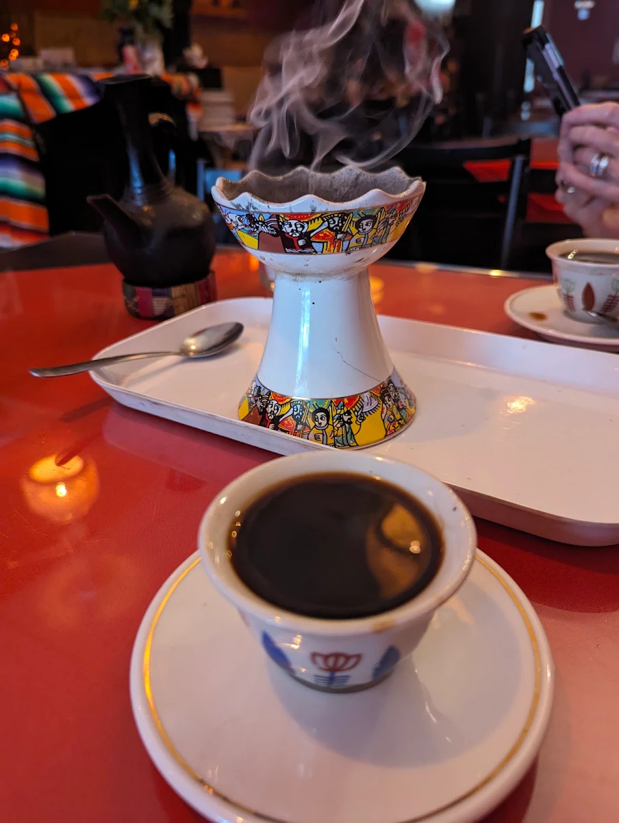 Coffee Ceremony at Rendezvous, Rendez-Vous Ethiopian and Eritrean Restaurant