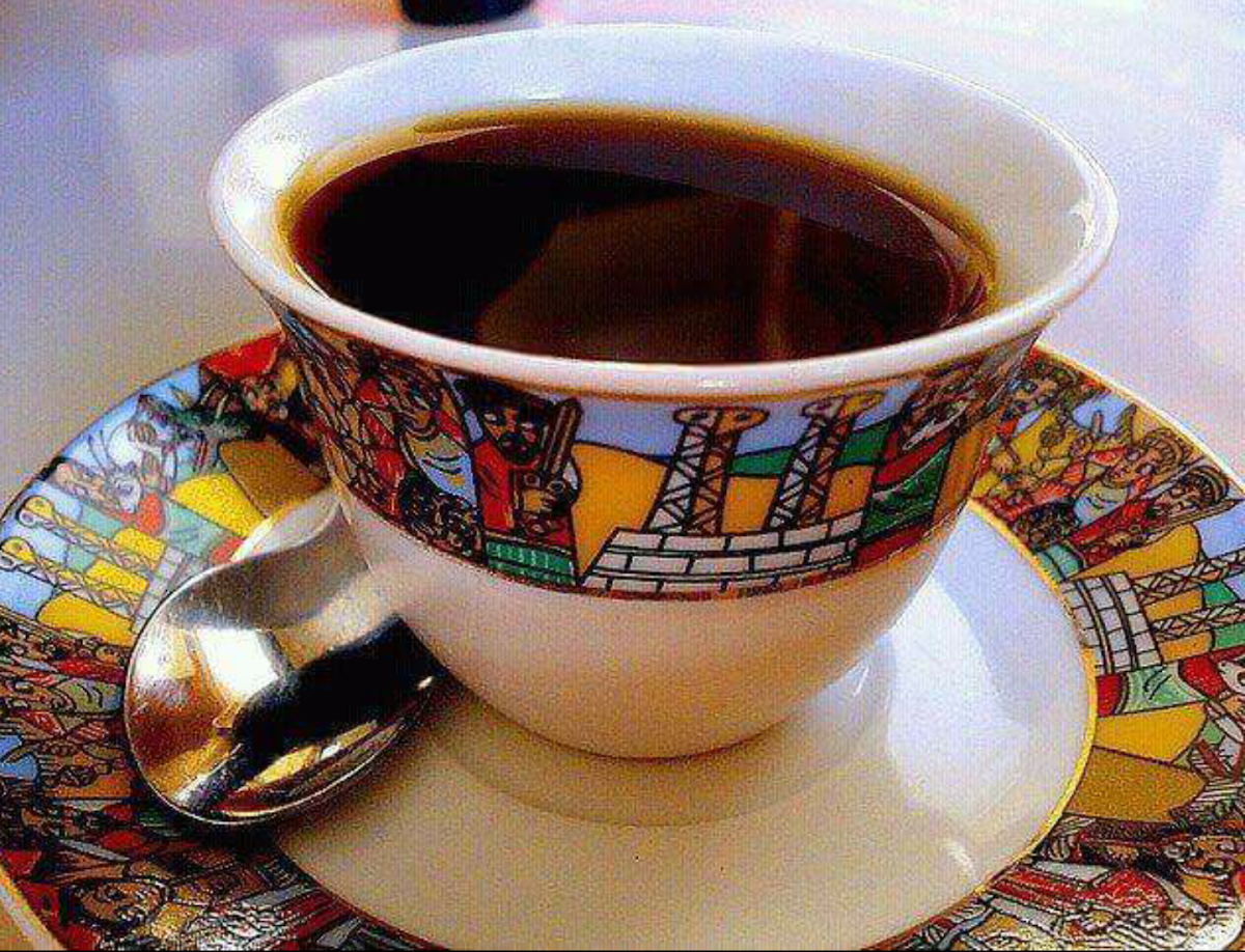 Ethiopian Coffee at Rendezvous Restaurant, Rendez-Vous Ethiopian and Eritrean Restaurant