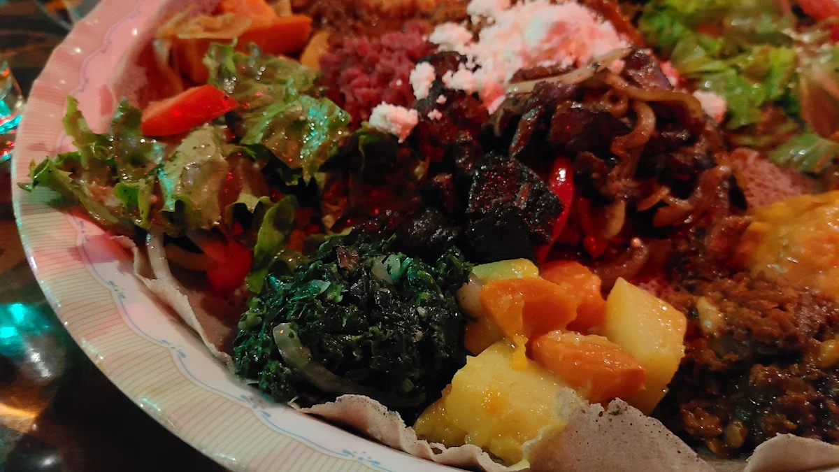 Meat Combo, Rendez-Vous Ethiopian and Eritrean Restaurant
