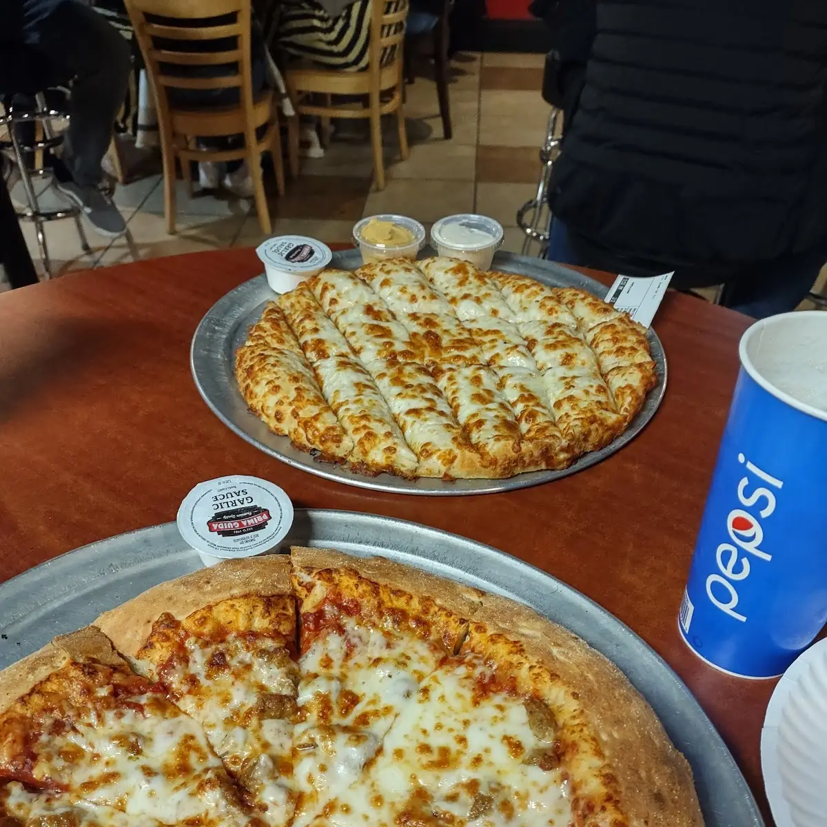 Cheese Sticks and Pizza