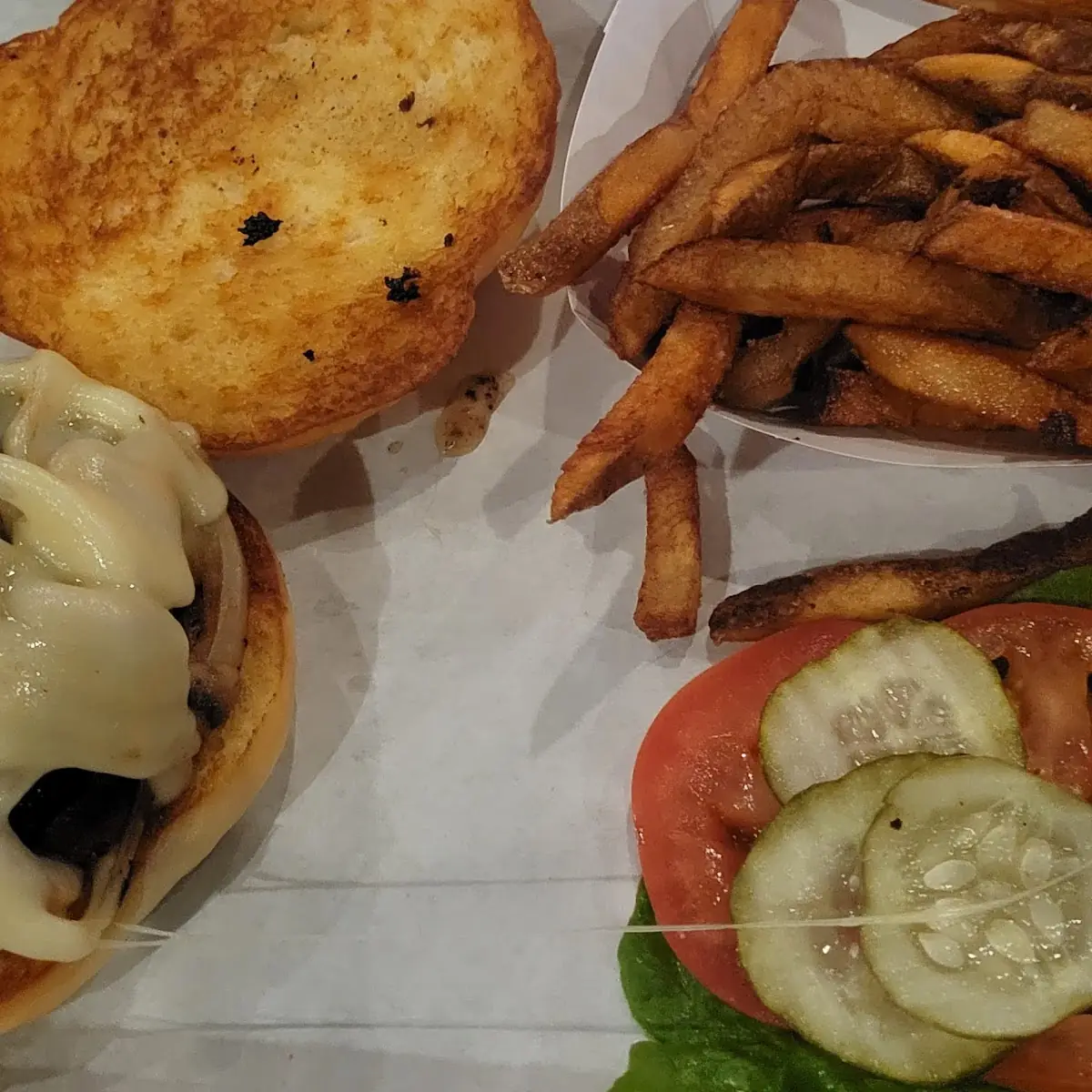 Mushroom Swiss Burger