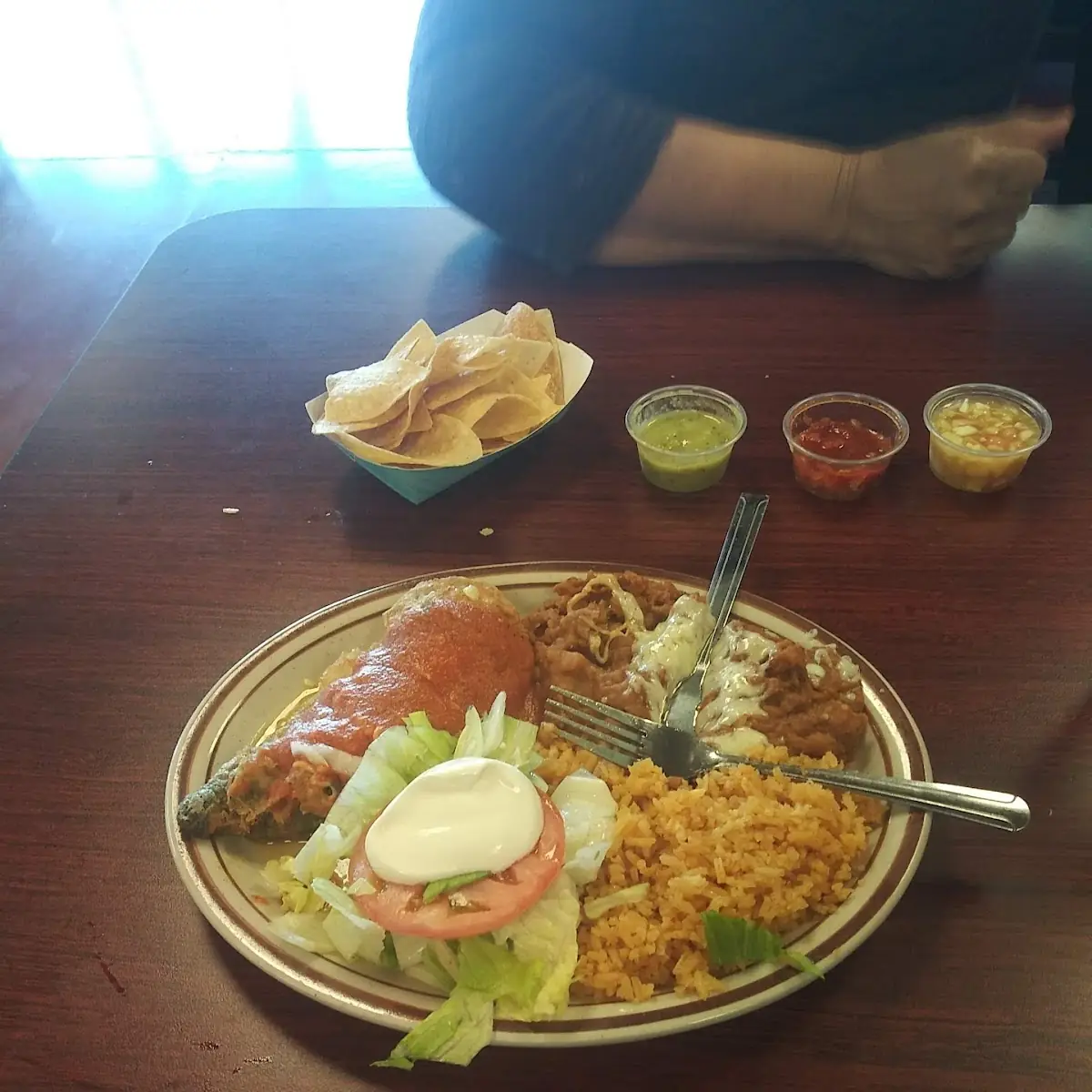 Chile Relleno Combination Plate