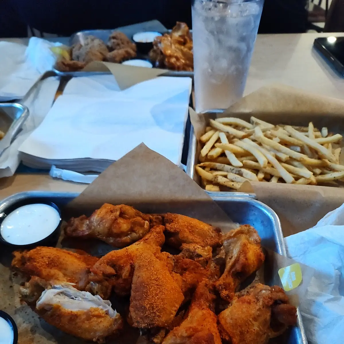 Buffalo Wings with Dry Chipotle BBQ Sauce