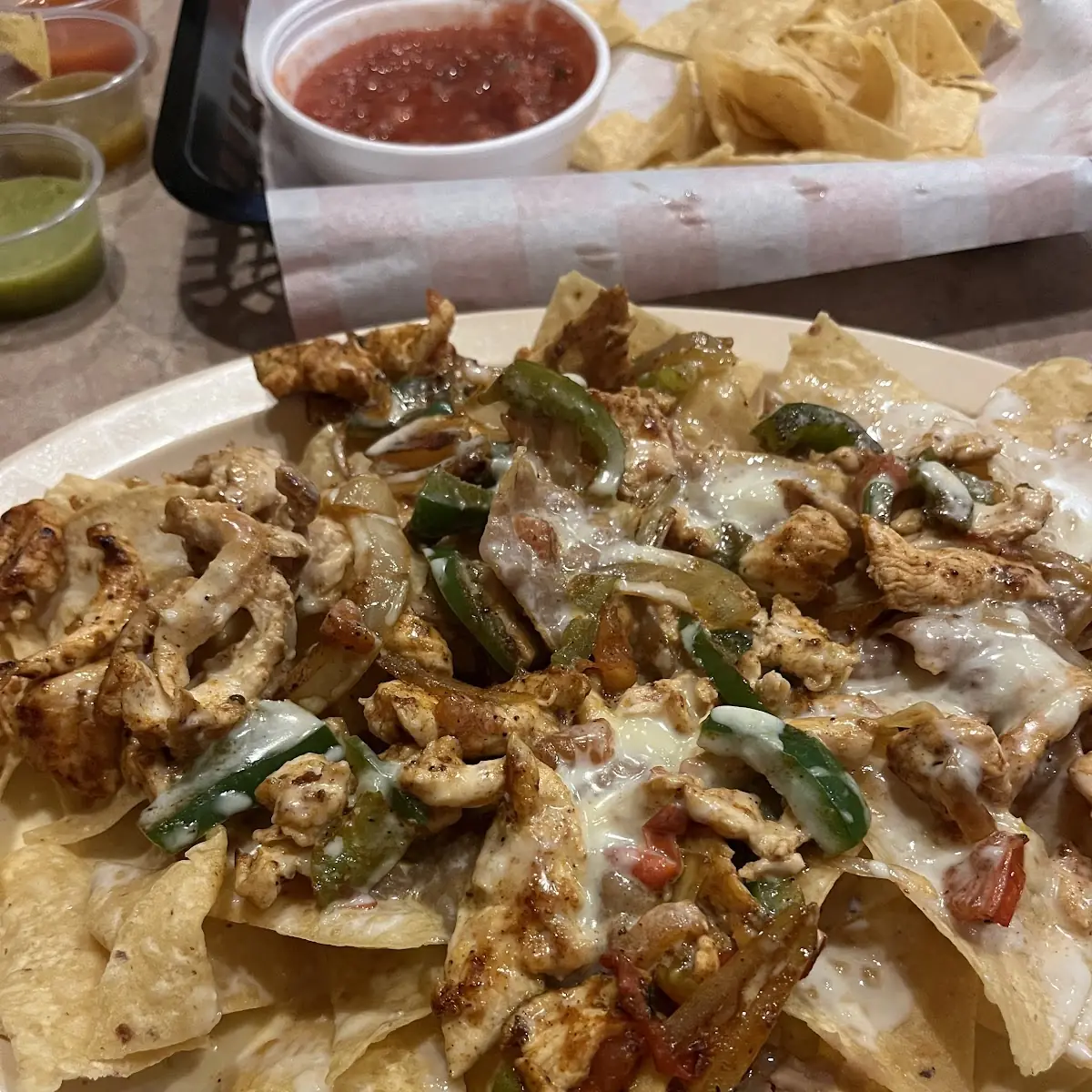 Fajita Chicken Nachos