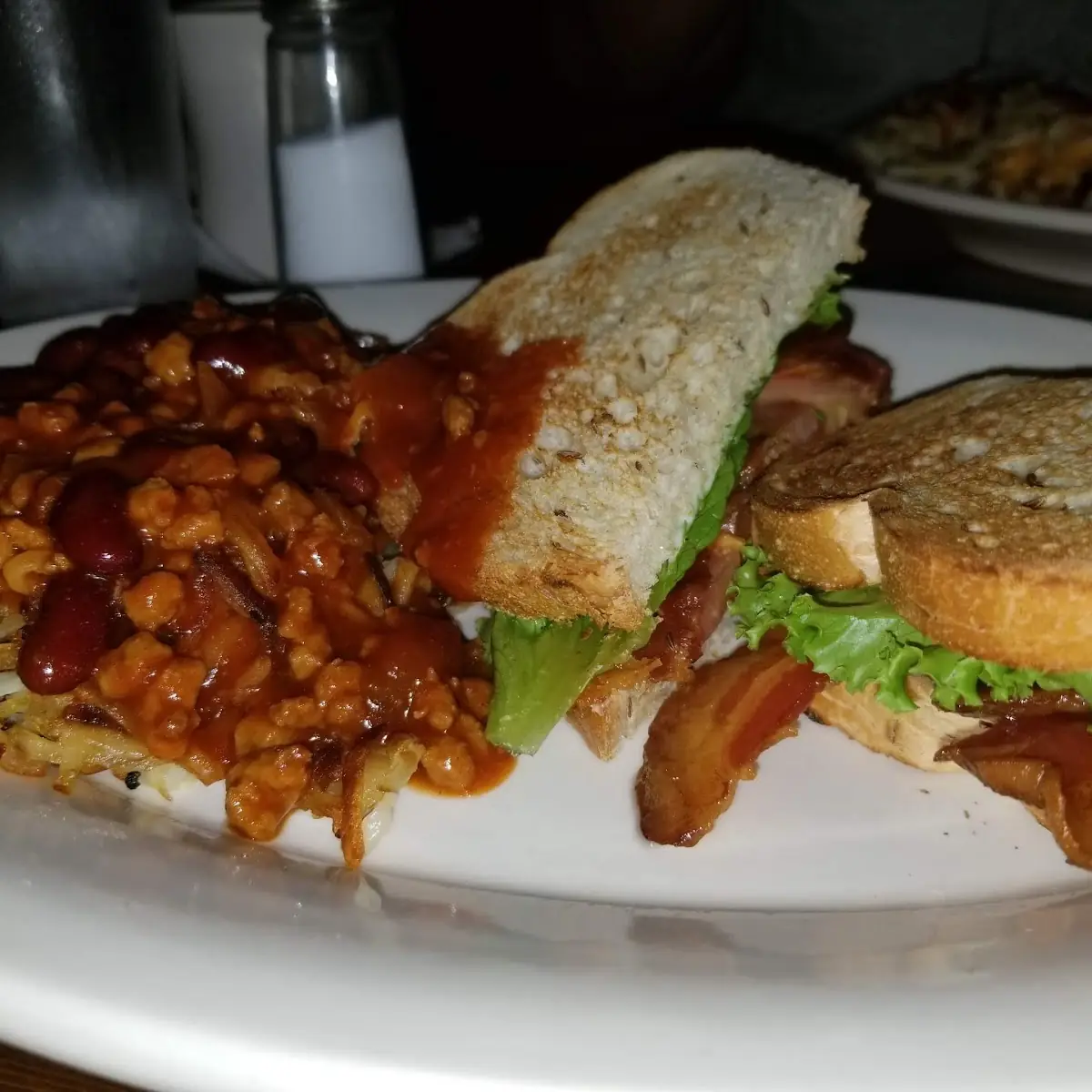 blt Chili Hash Brown