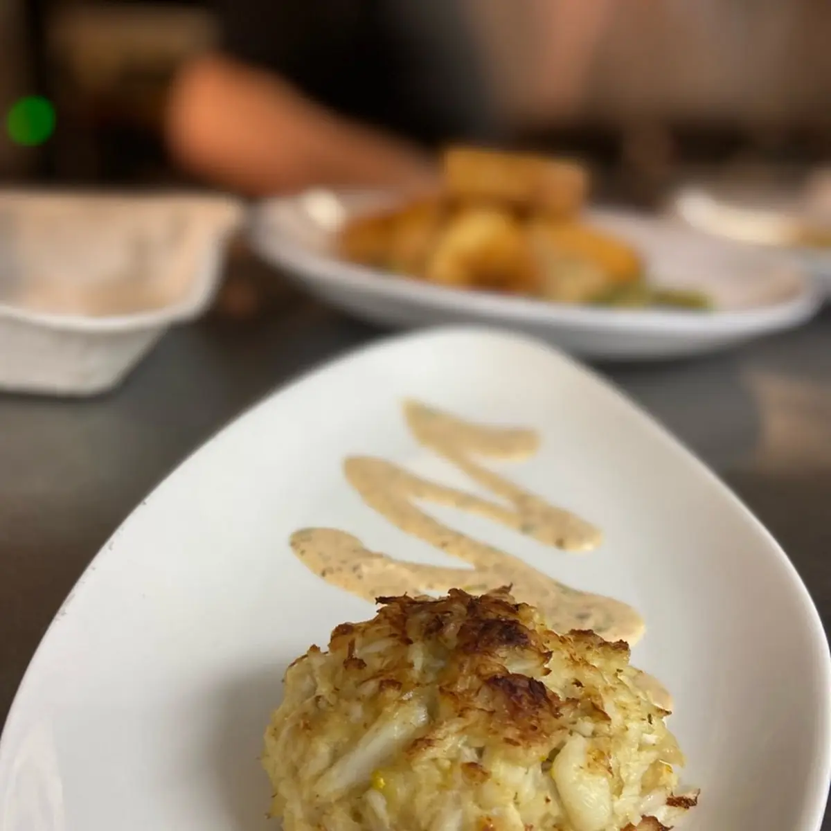Crab Cakes and Risotto