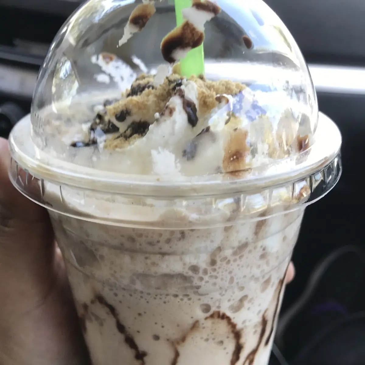Jon Snow-Cold Brew with Toasted Marshmallow Chocolate Syrup Graham Cracker Crumbs & Whipped Cream