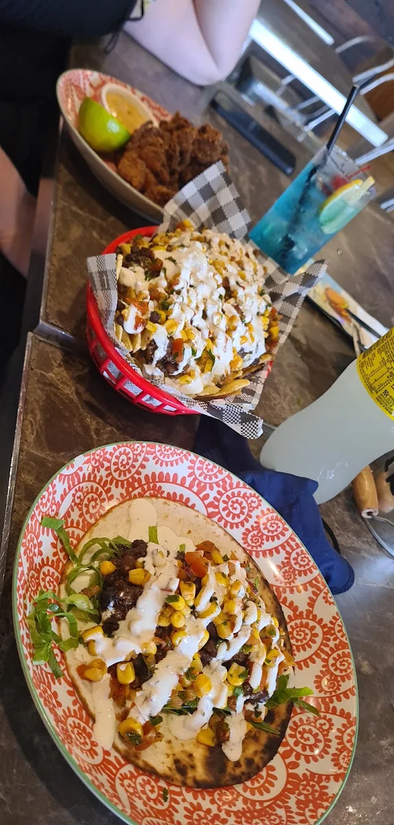 Mexi Loaded Fries, Fat Boyz Small Bar