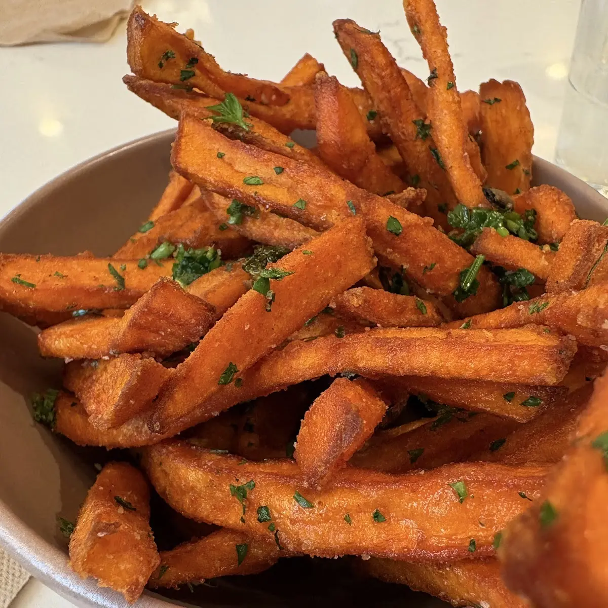 Sweet Potato Fries with Sea Salt