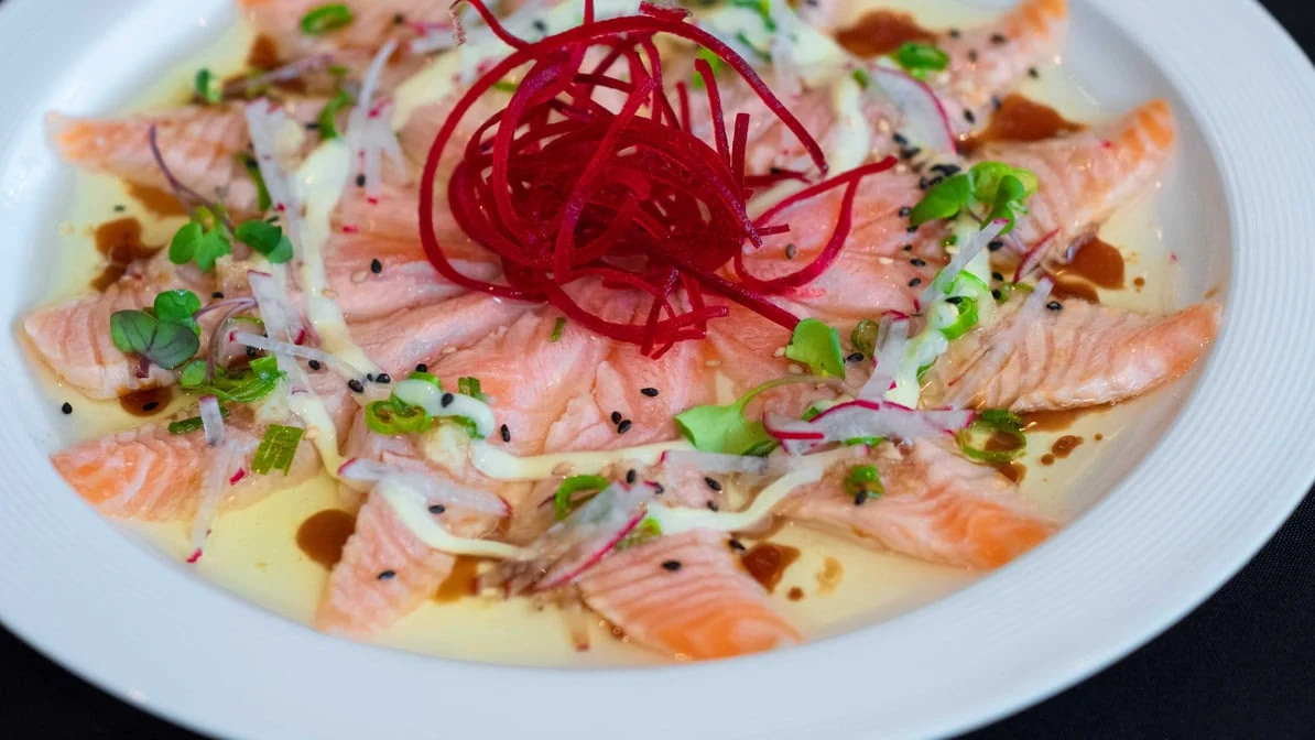 Salmon Carpaccio New Item, Meal Set Bistro | Sushi