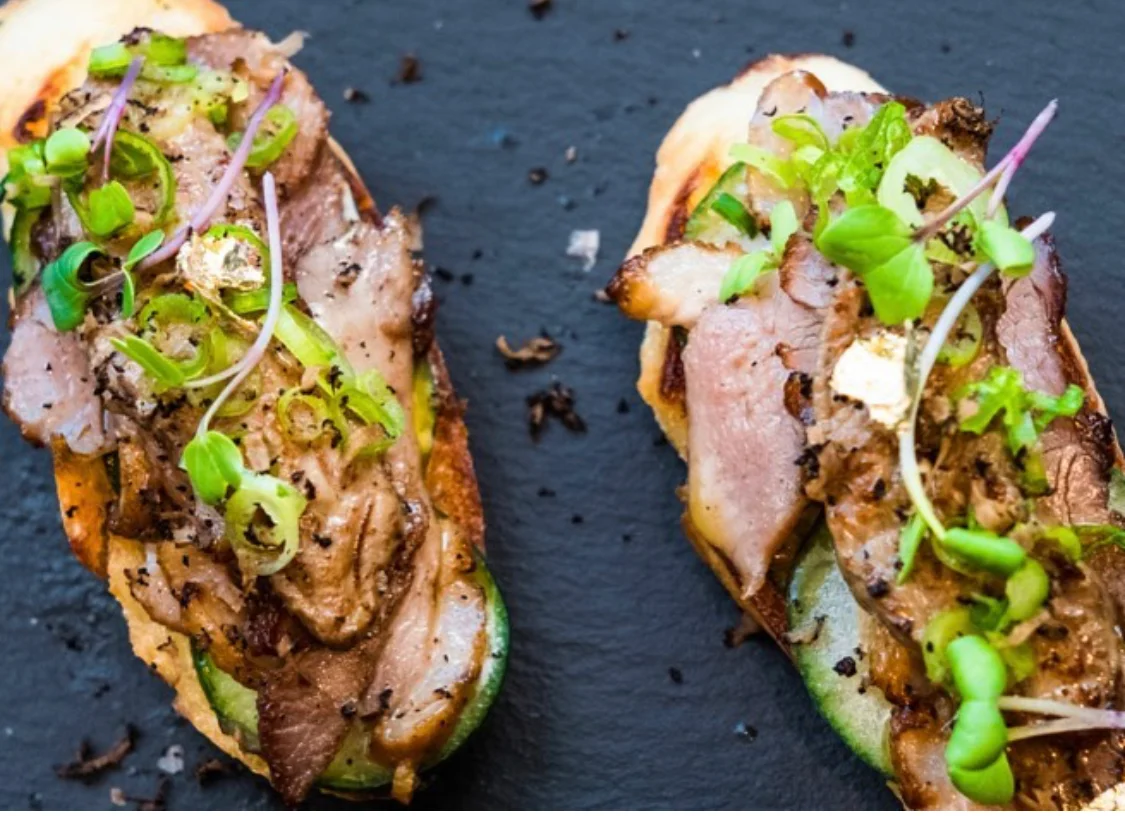 Tuna Crostini, Meal Set Bistro | Sushi