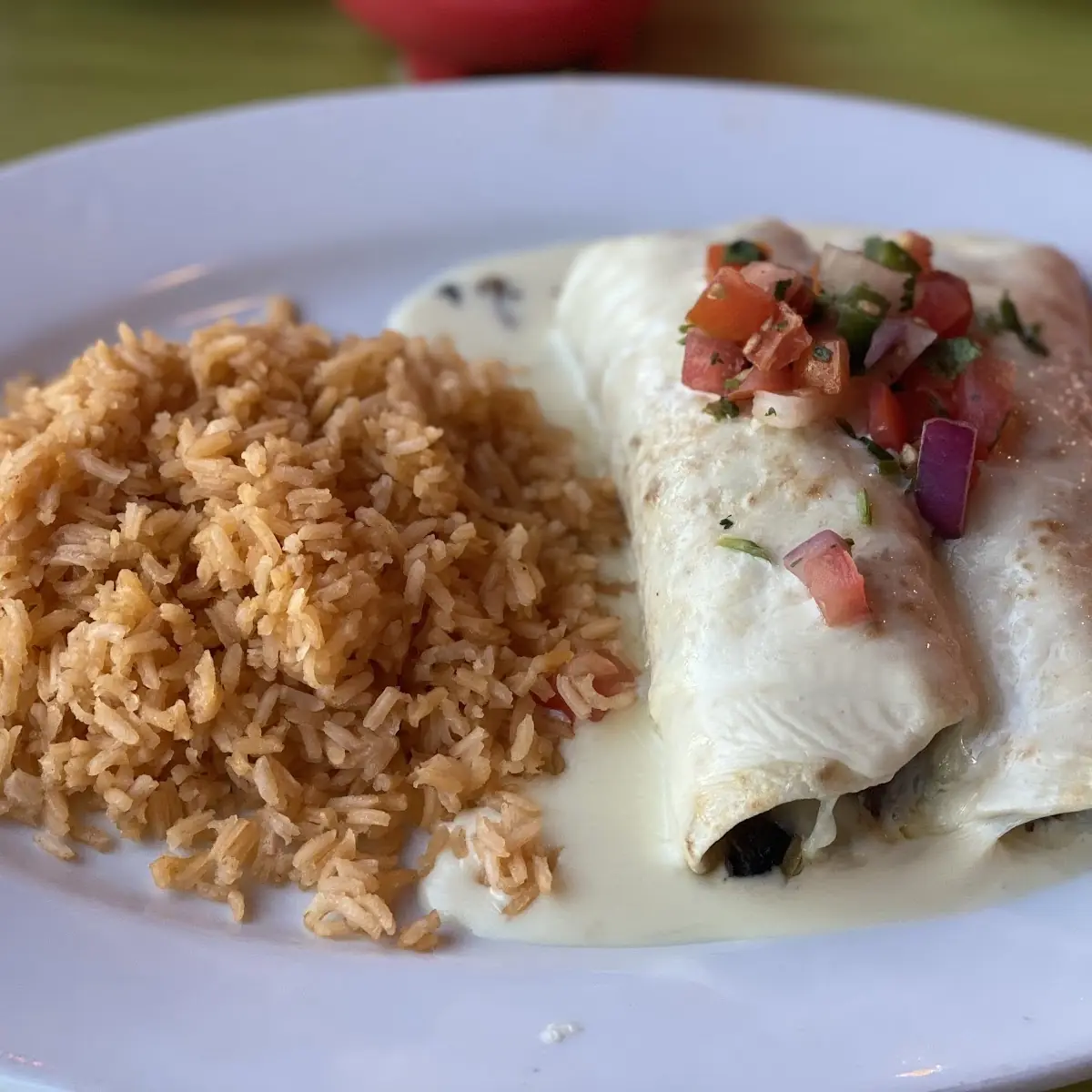 Steak and Mushrooms Enchiladas