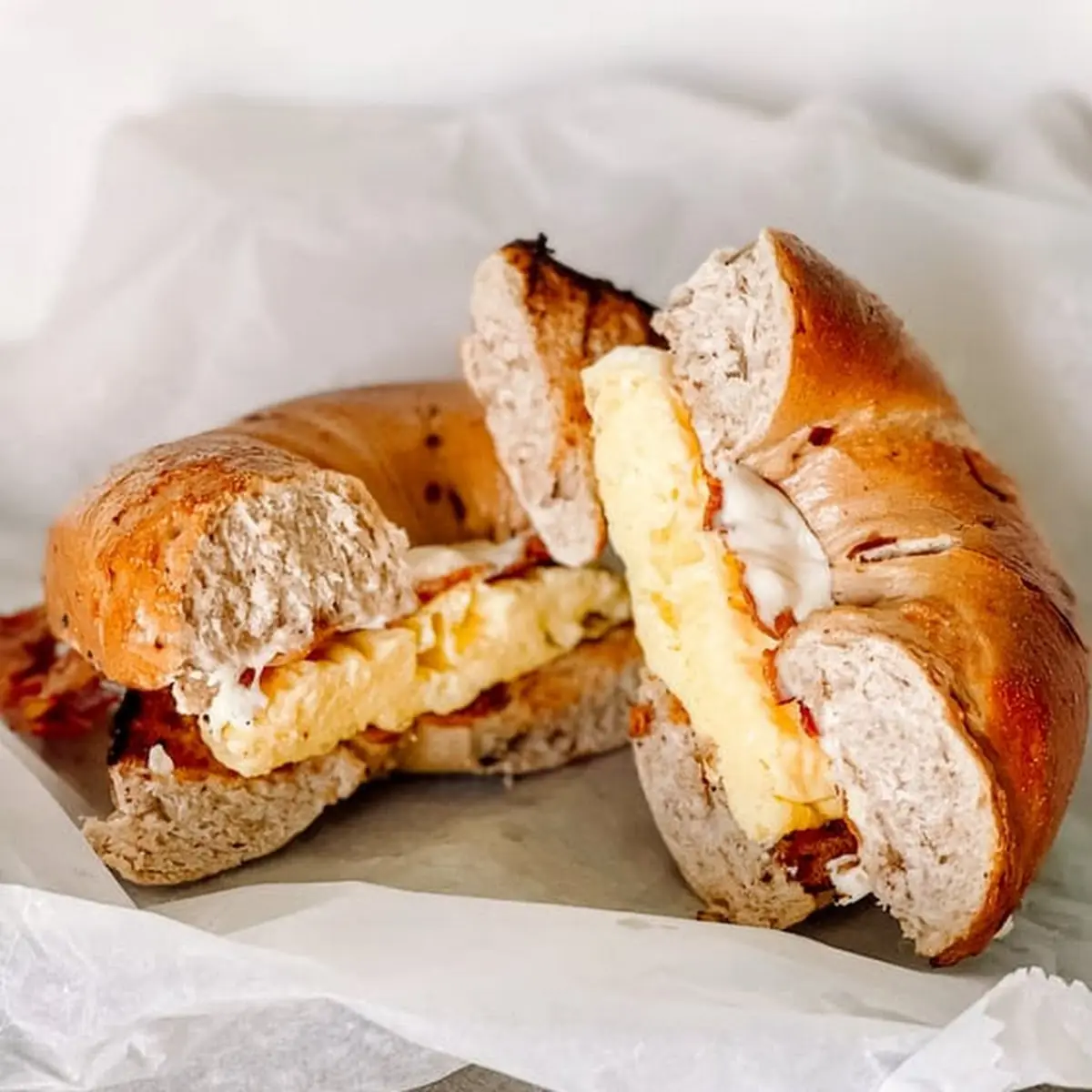 Everything Bagel Breakfast Sandwich