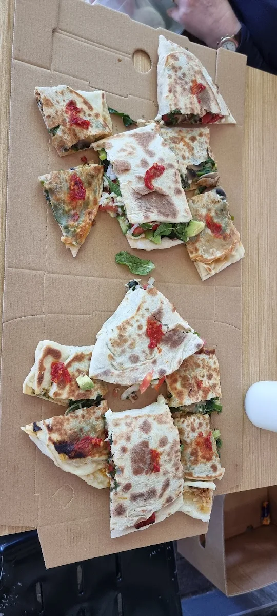 Mix of Eggplant Gozleme and Chicken Gozleme, Go Go Gozleme