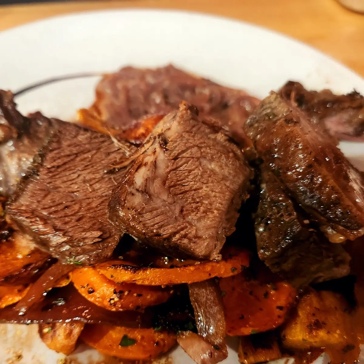 Beef Short Rib with Roasted Vegetables