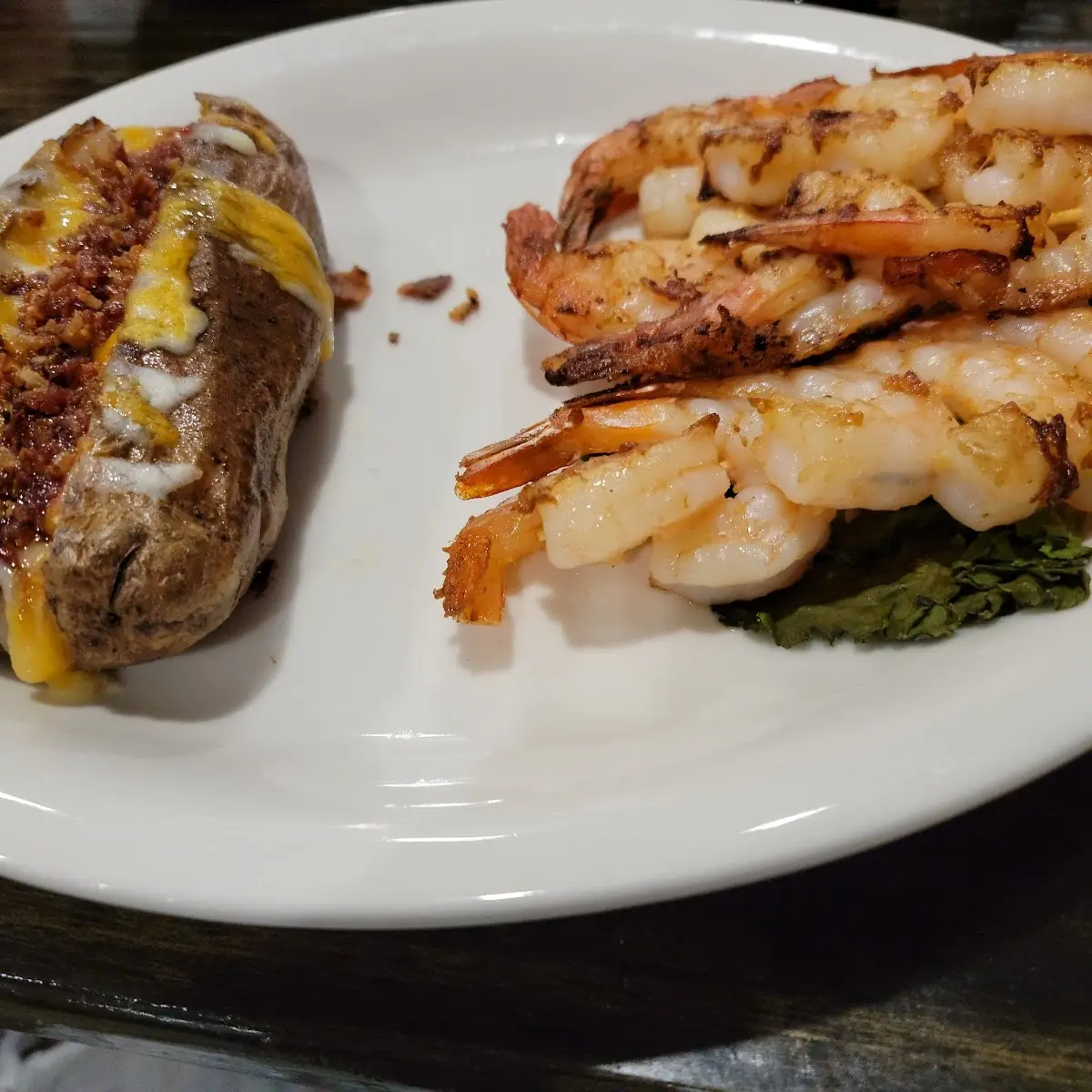 Skewered Grilled Shrimp