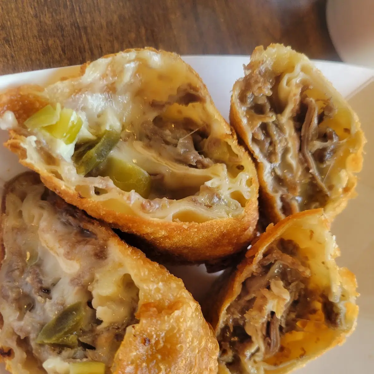 Italian Beef Egg Rolls