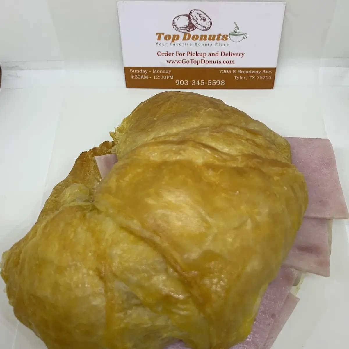 Ham Egg & Cheese Croissant Each