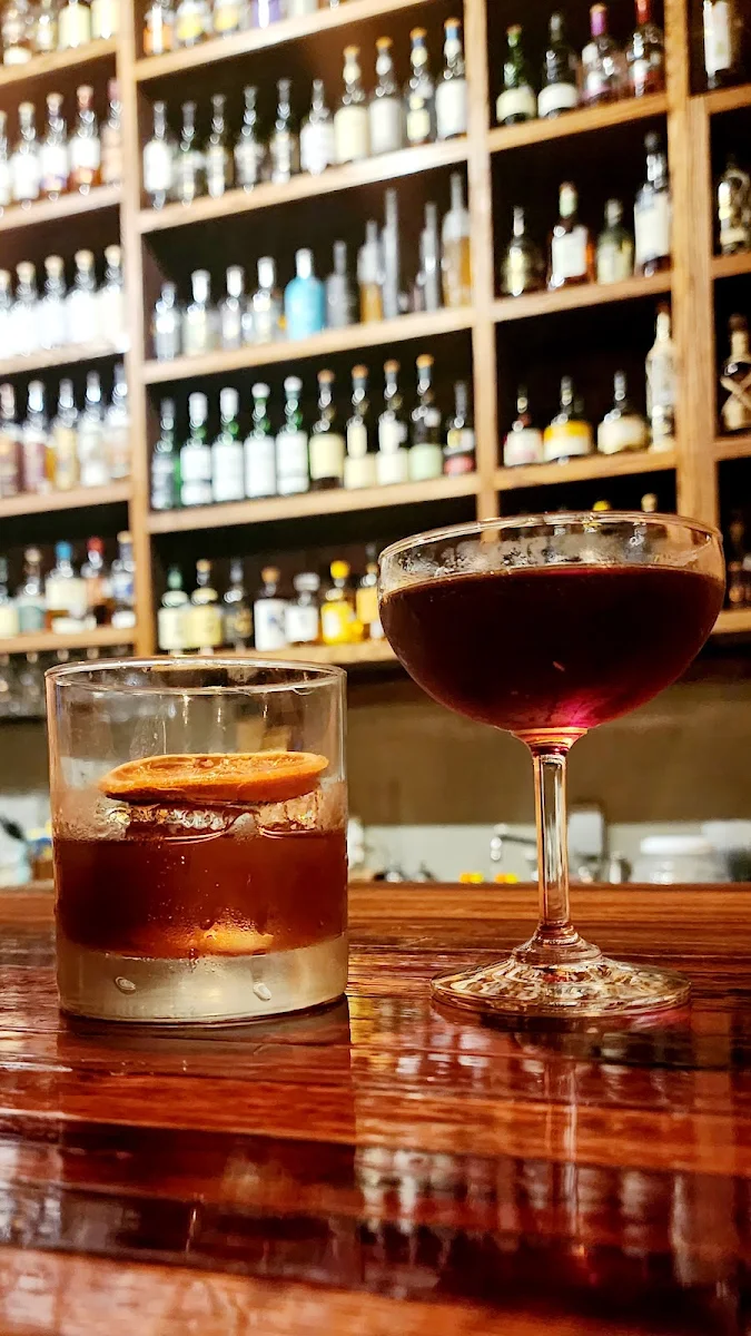 Old Fashioned and Manhattan