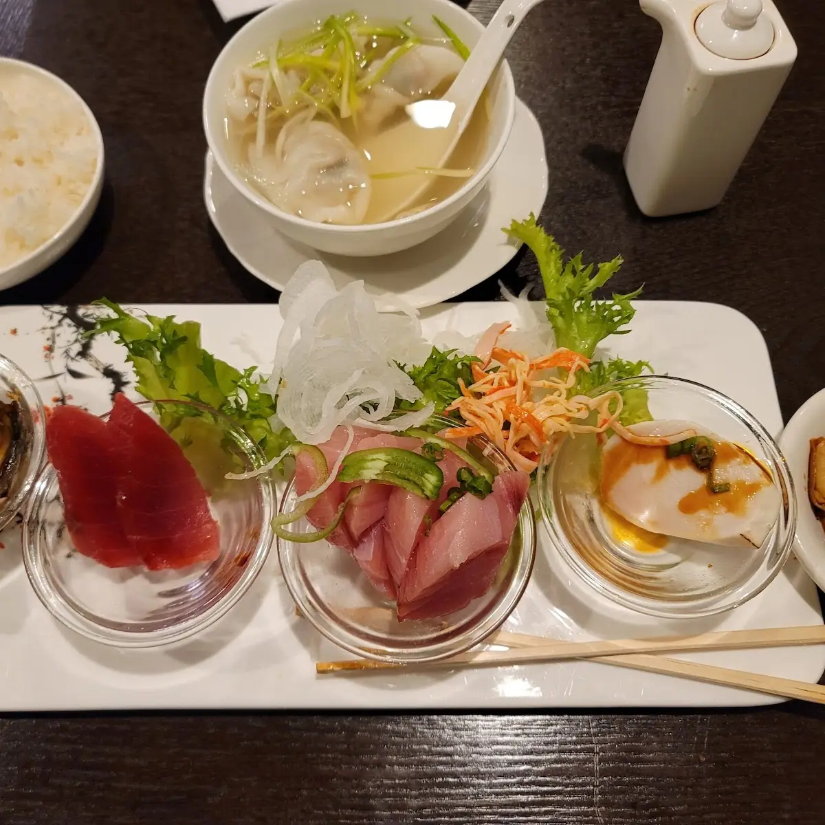 Tuna and Yellowtail Sashimi