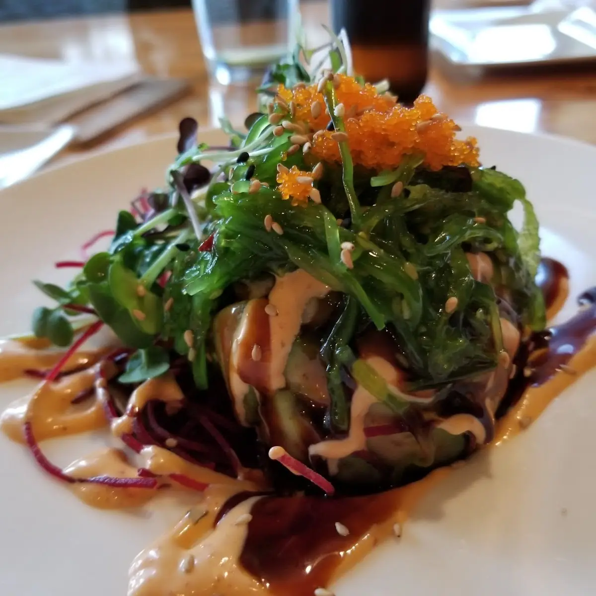 Monkey Brains Stuffed Avocado Salad Roll