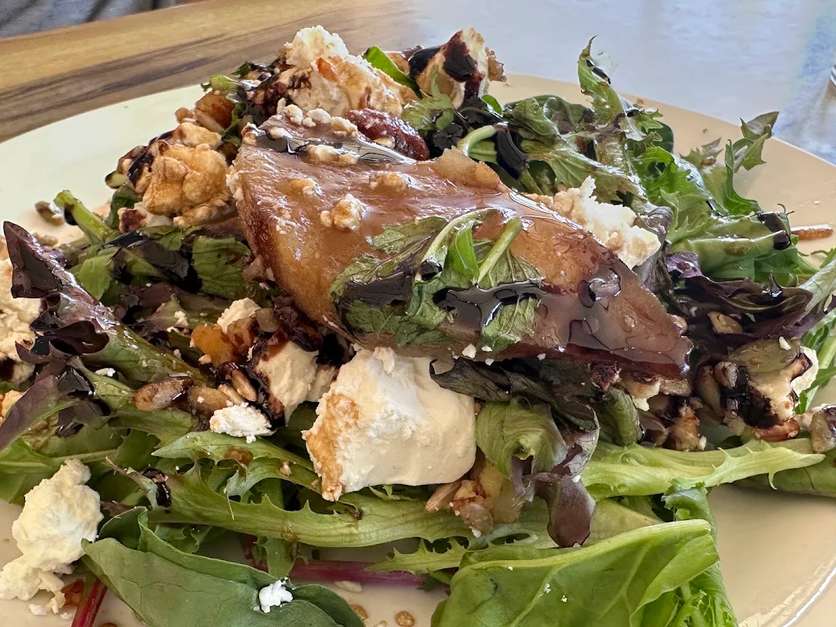Poached Pear Salad