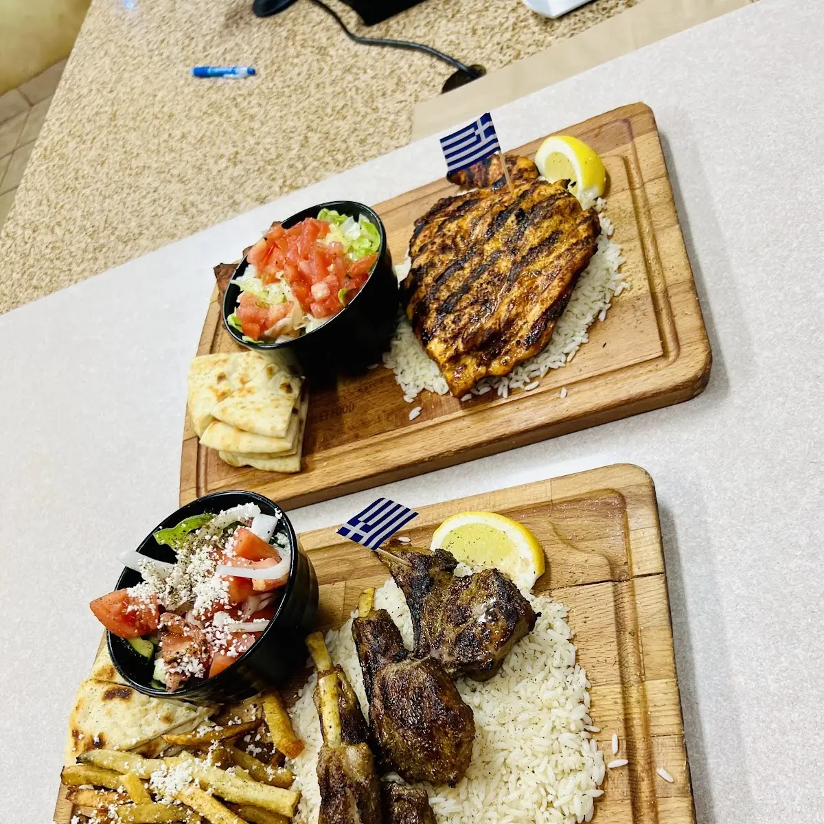 Greek Style Baby Pork Chops