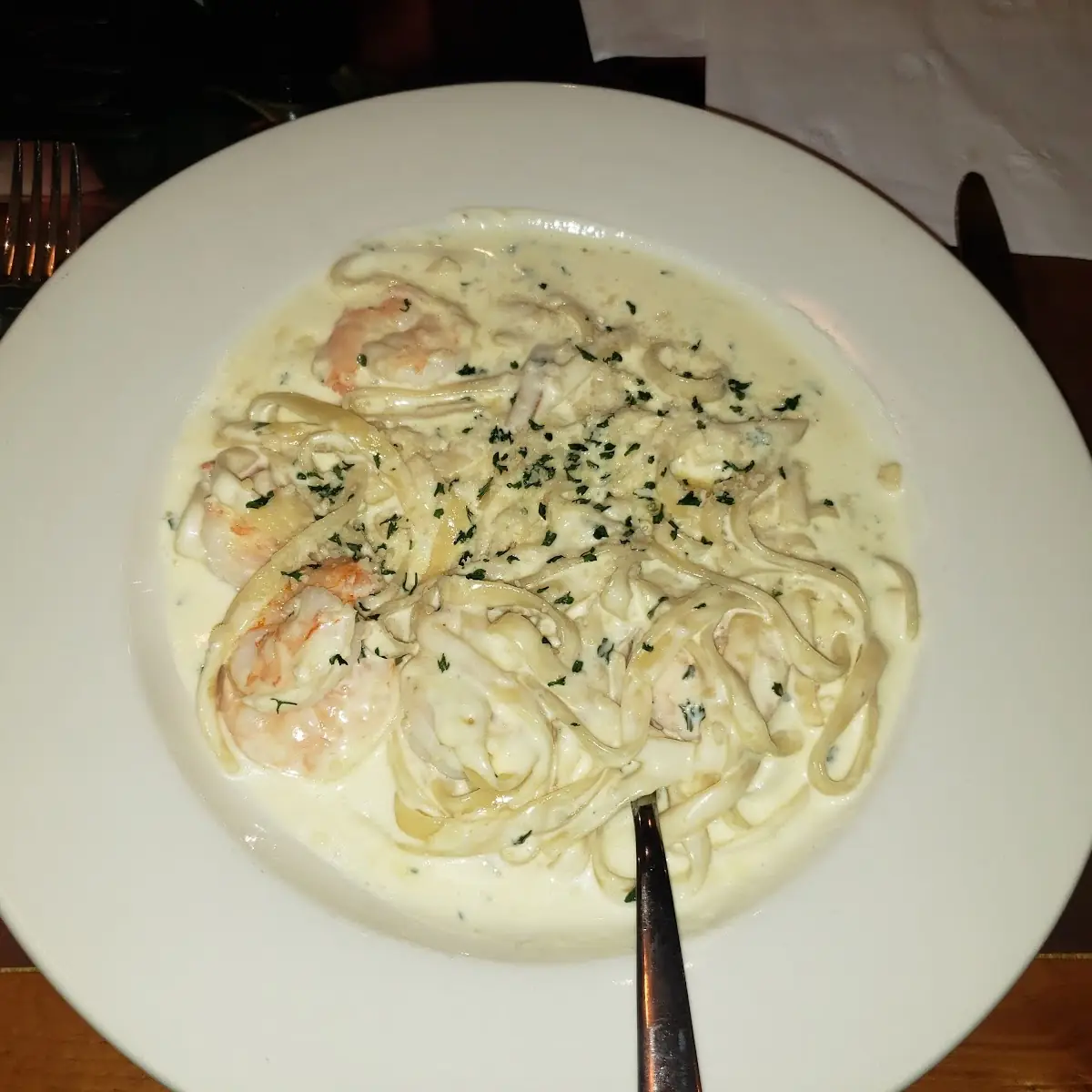 Shrimp Alfredo