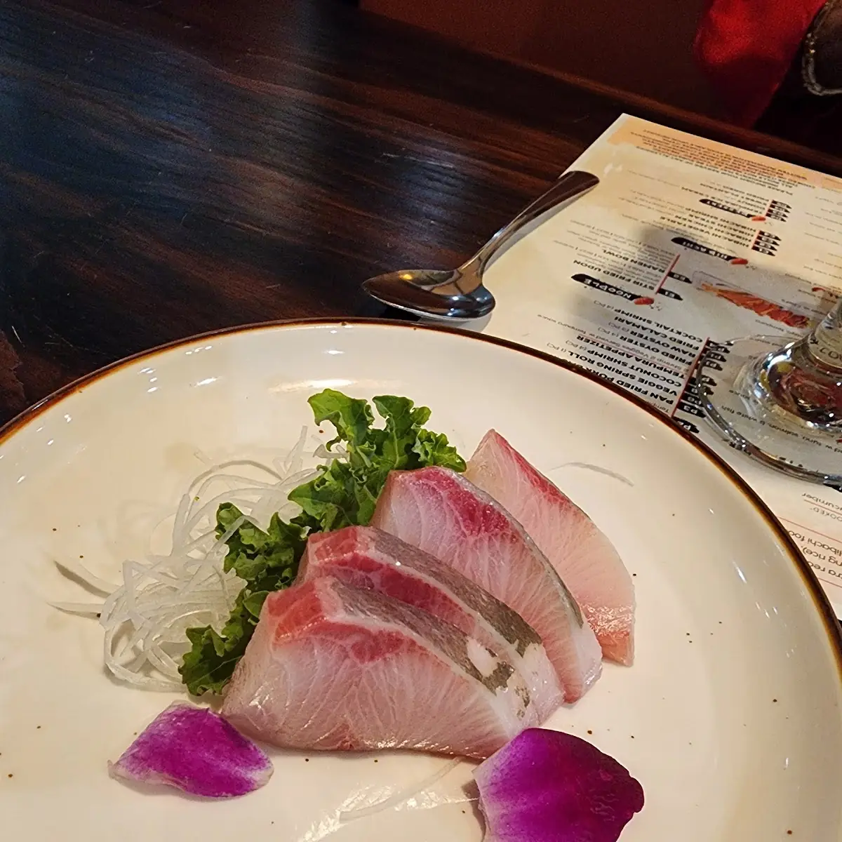 Yellowtail Sashimi