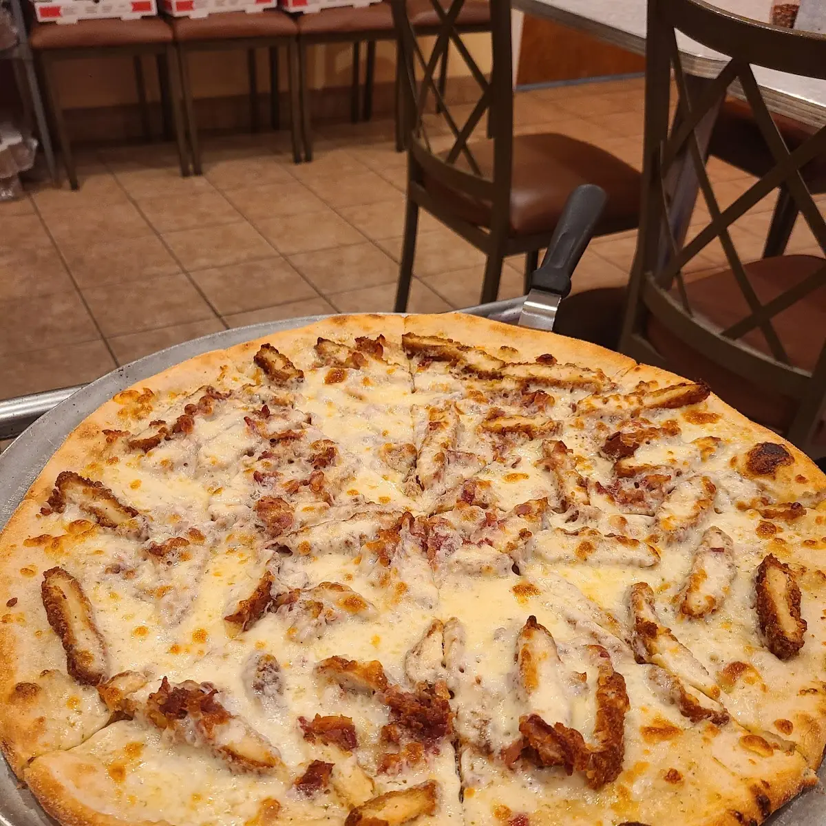 Chicken Bacon Ranch Pizza