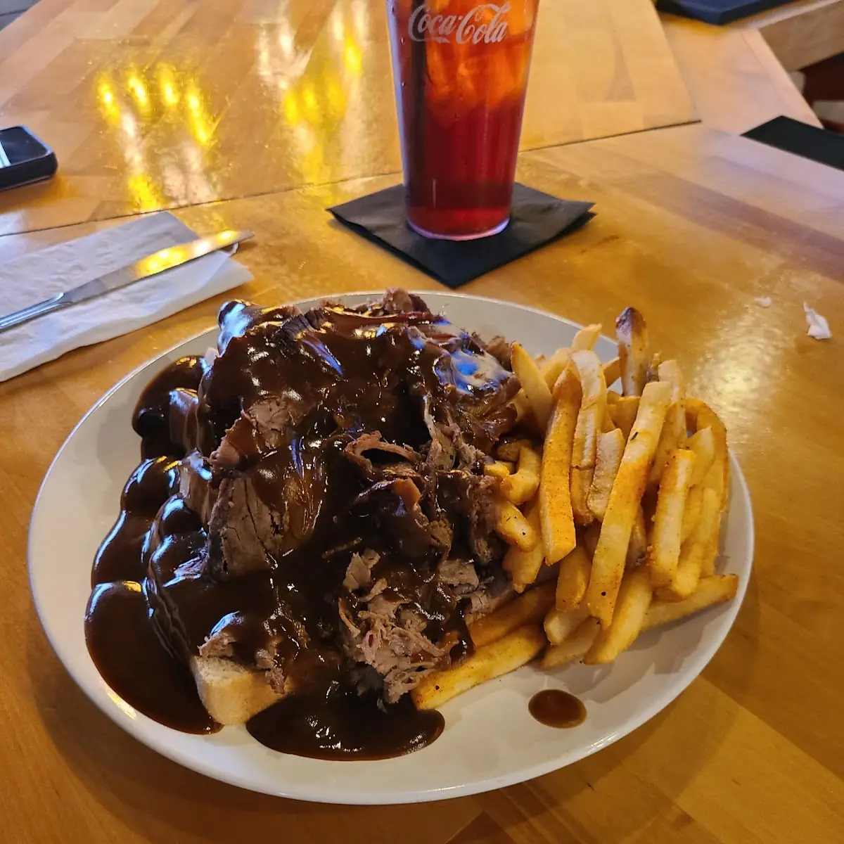 Open Face Pit Roast Beef