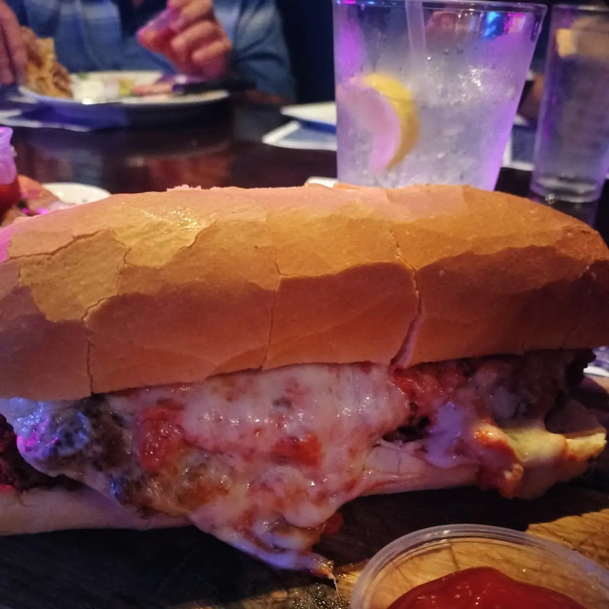Vodka Sauce Chicken Parmesan Sandwich