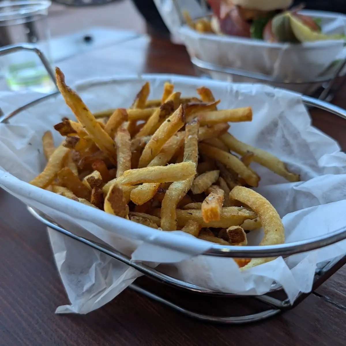 Allergy Warning Fries Cooked in Peanut Oil