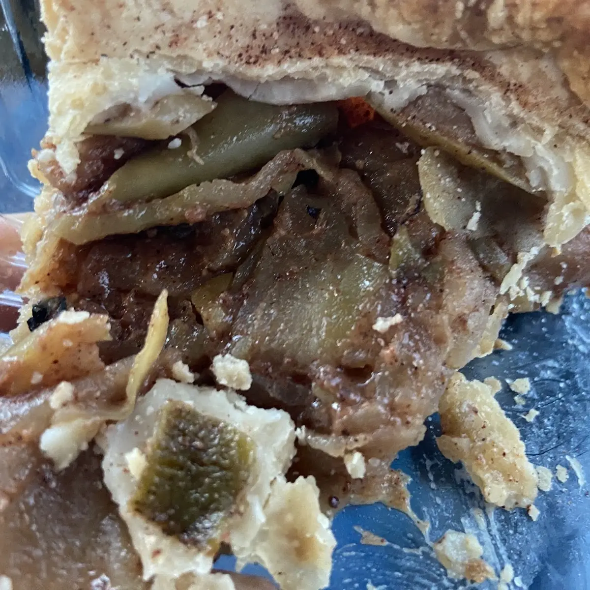 Green Chile Apple Pie