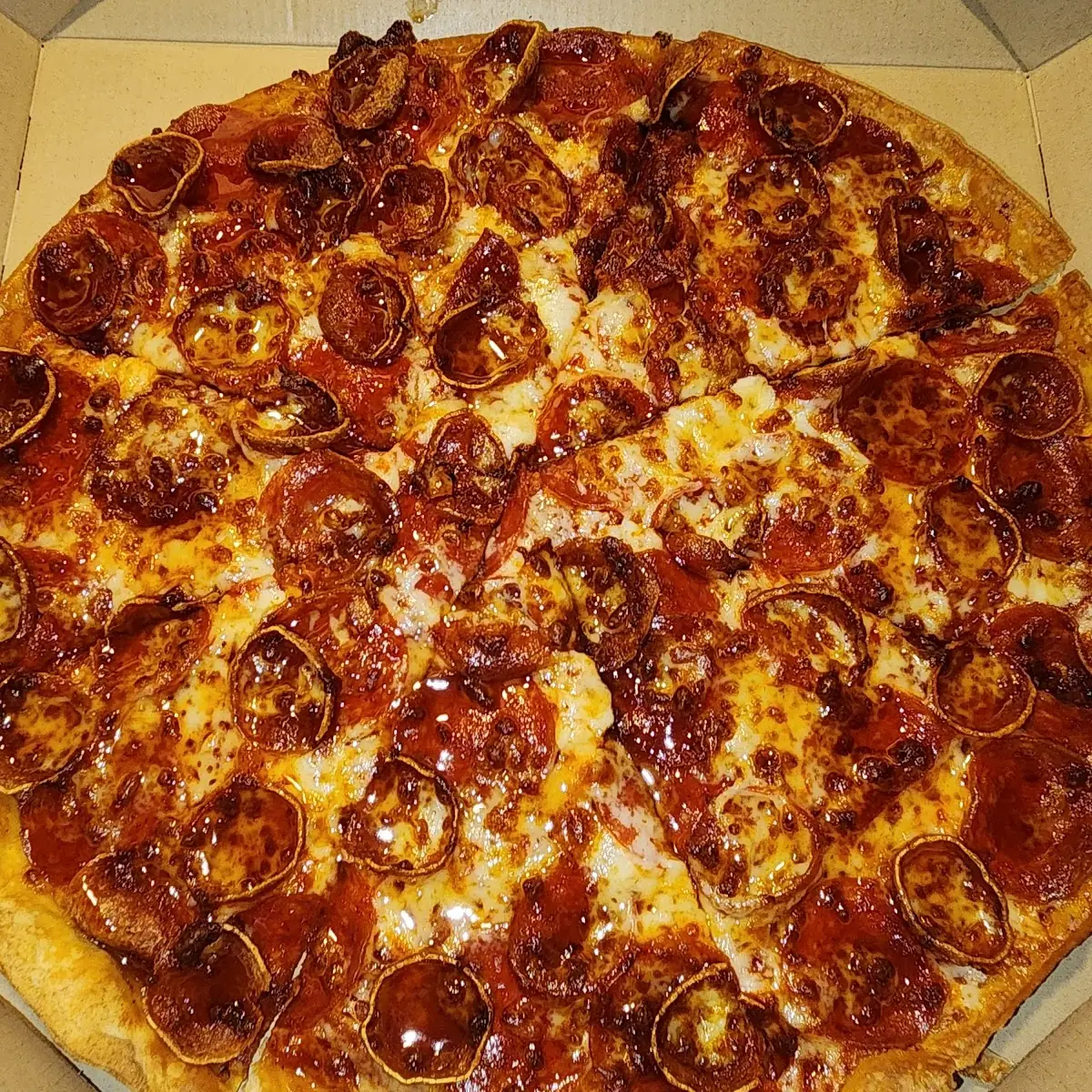 Hot Honey Double Pepperoni Pizza