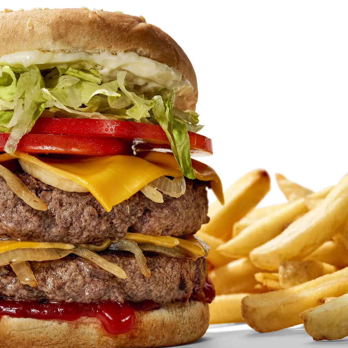 Super Double Cheeseburger with Fries