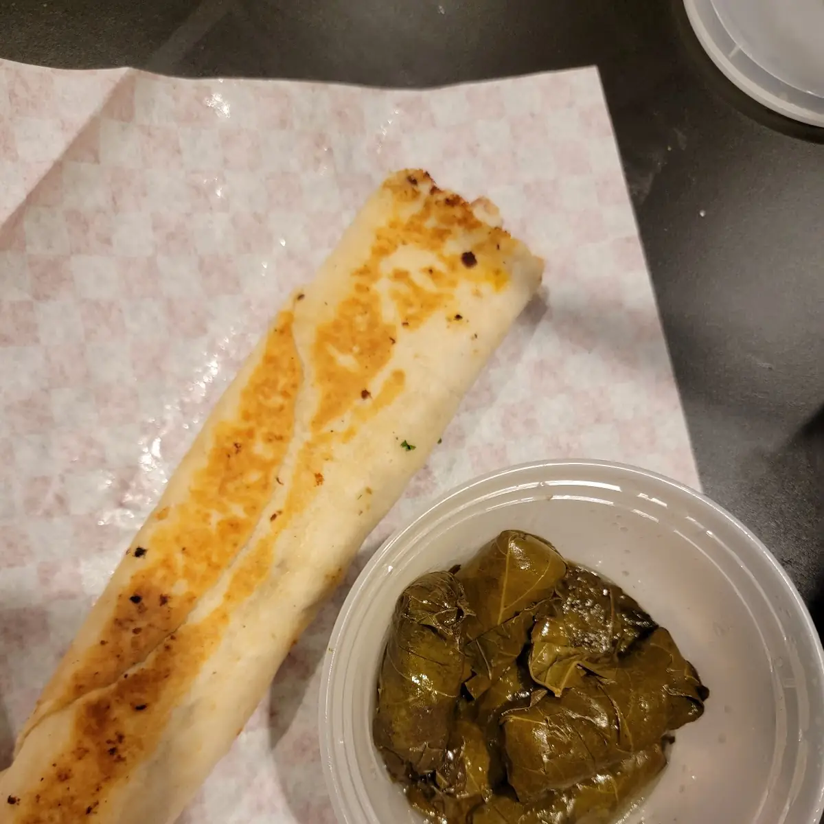 Chicken Shawarma and Dolma