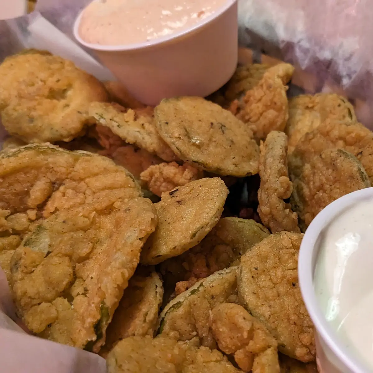 Fried Pickles w Ranch Dressing