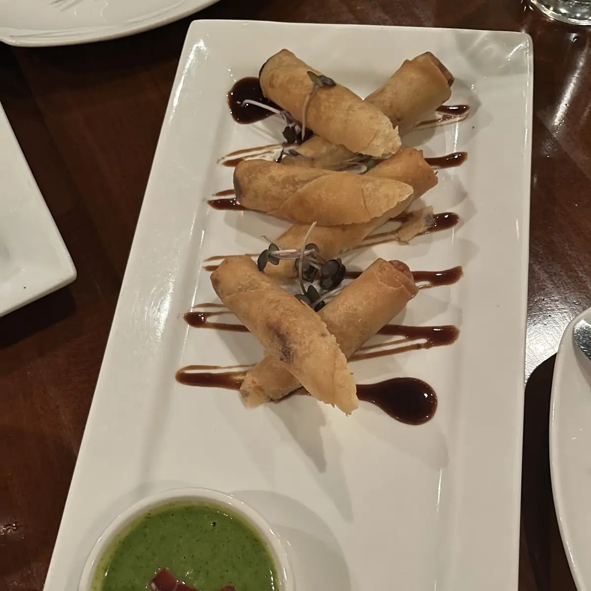 Crispy Rolls with Dipping Sauce