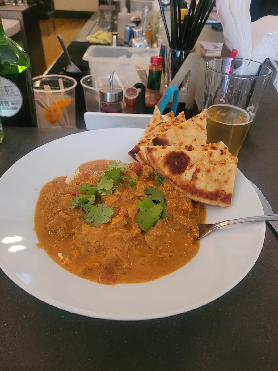 Butter Chicken and Rice, Rendezvous Eatery and Taproom