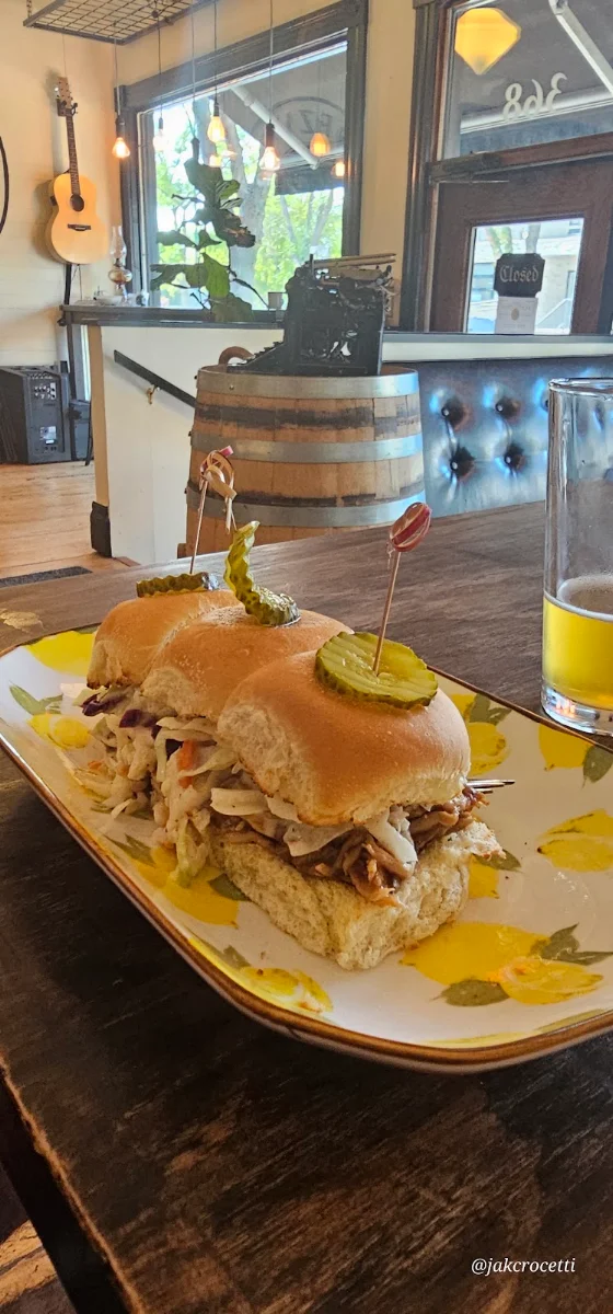 Pork Sandwich, Rendezvous Eatery and Taproom